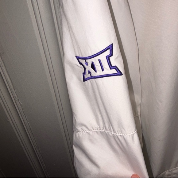 TCU Texas Christian University Nike Storm Fit White Vented Jacket Mens XL - Picture 3 of 8